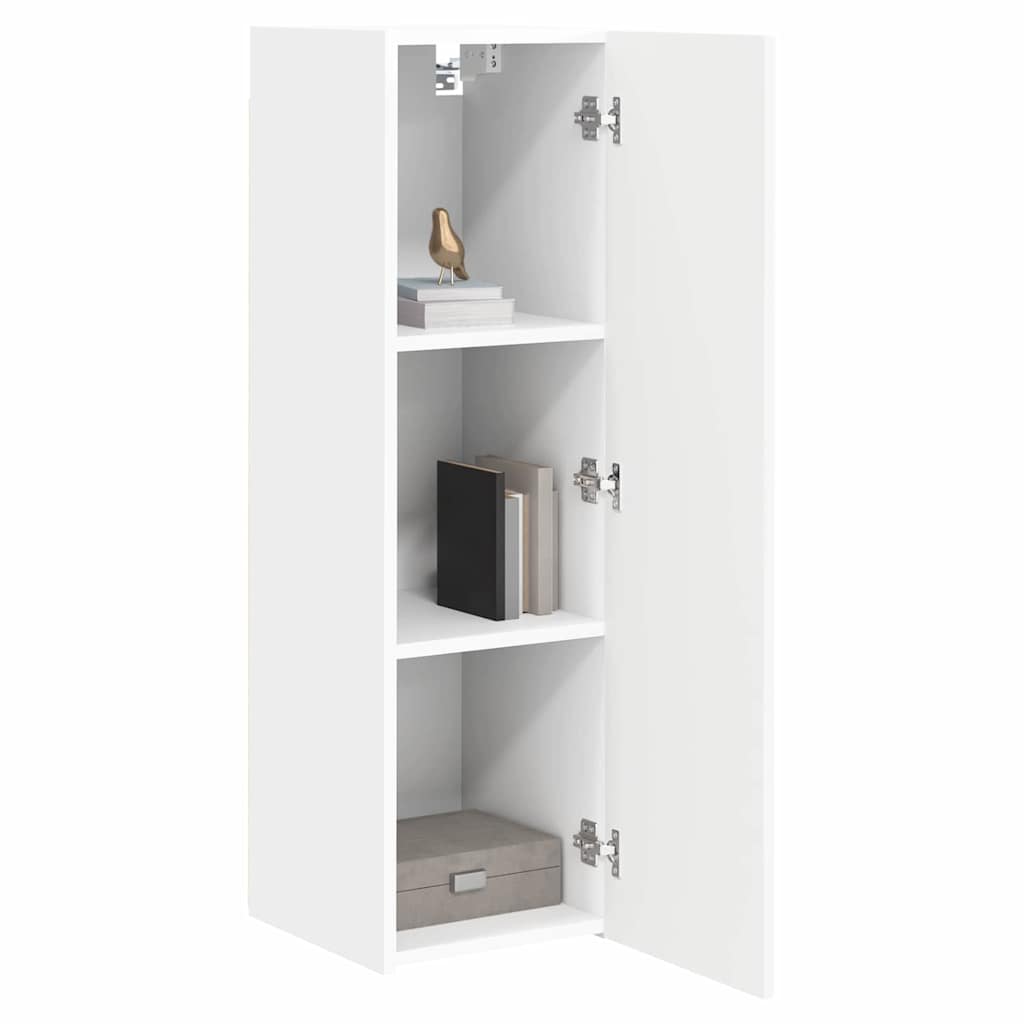 TV-Wandschrank Wandmontiert Weiß 30 x 31 x 100 cm Holzwerkstoff