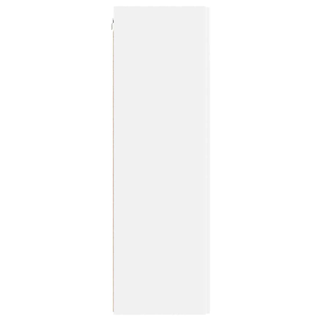 TV-Wandschrank 2 pcs Weiß 30 x 31 x 100 cm Holzwerkstoff
