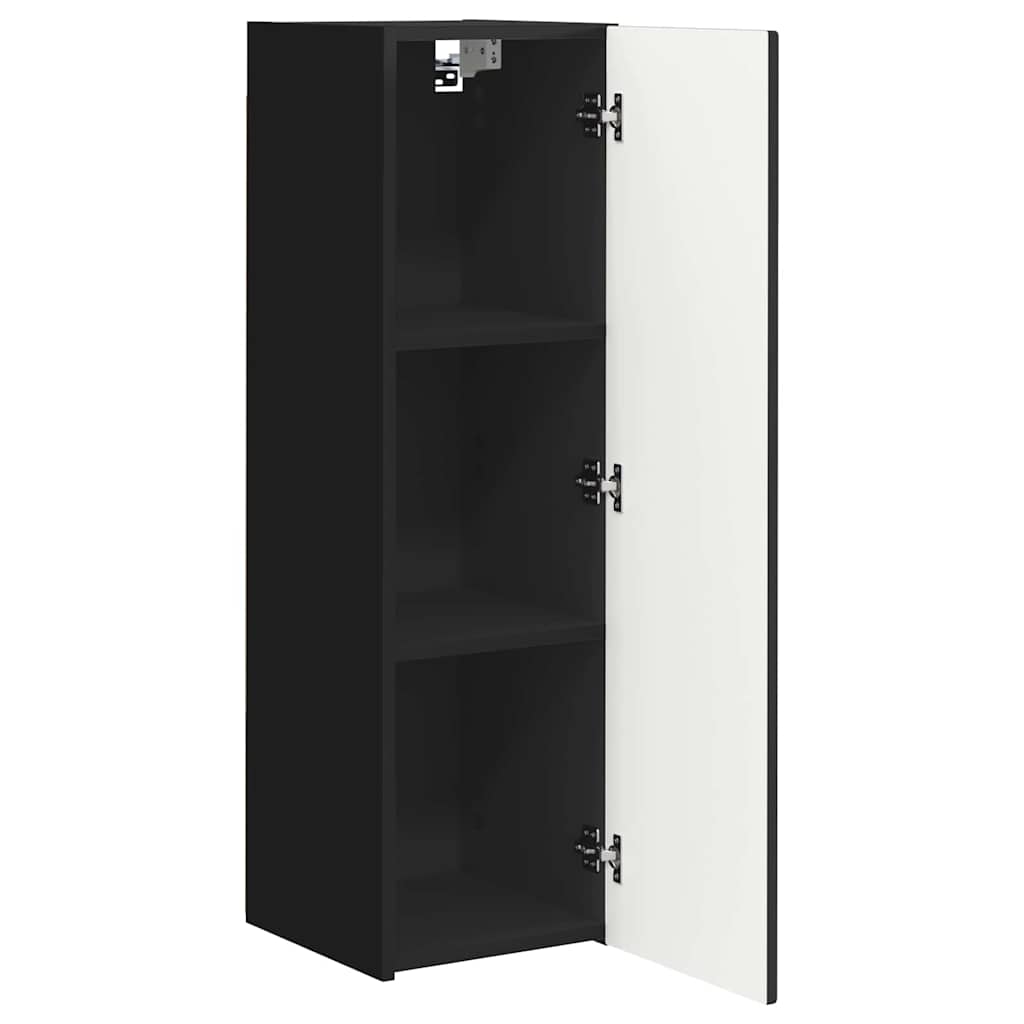 TV-Wandschrank Schwarz 30 x 31 x 100 cm Holzwerkstoff