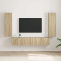 TV-Wandschrank 2 pcs Sonoma 30 x 31 x 100 cm Holzwerkstoff