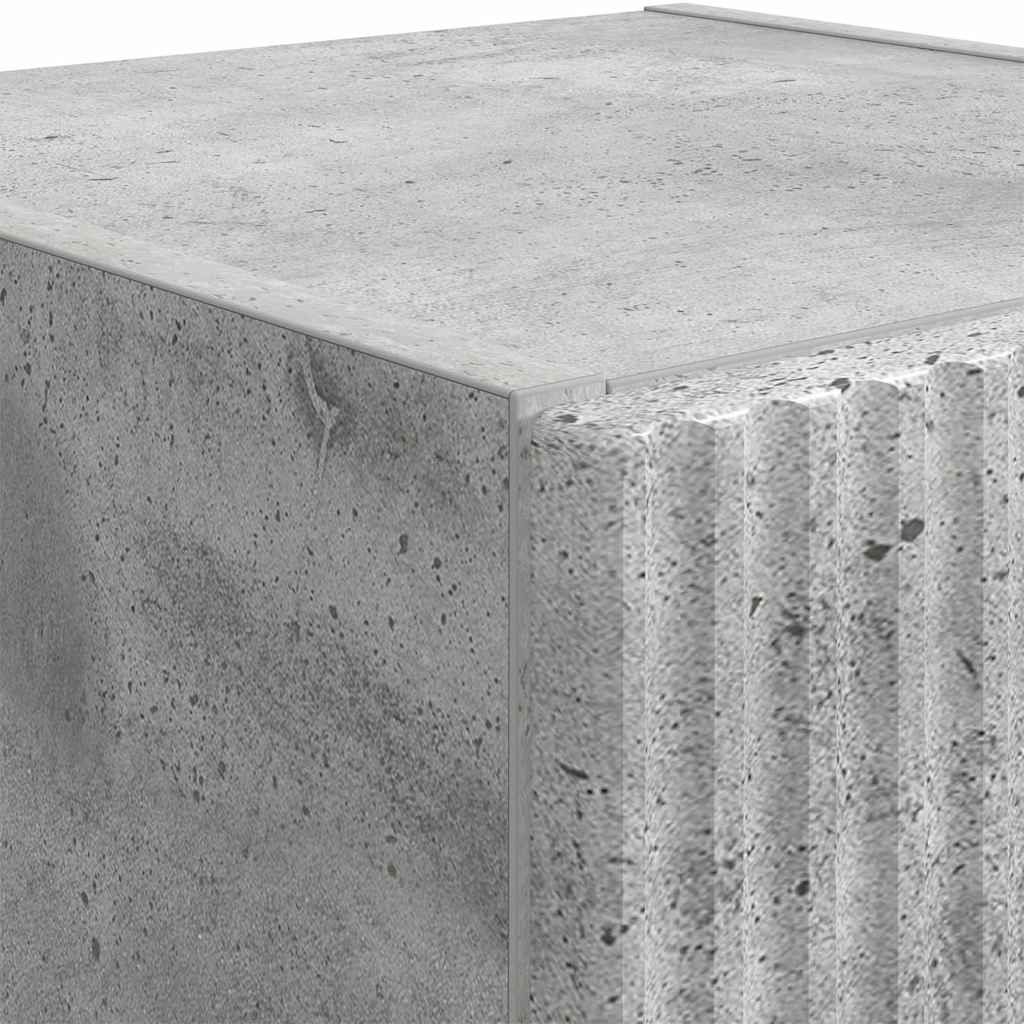TV-Wandschrank Beton 30 x 31 x 100 cm Holzwerkstoff