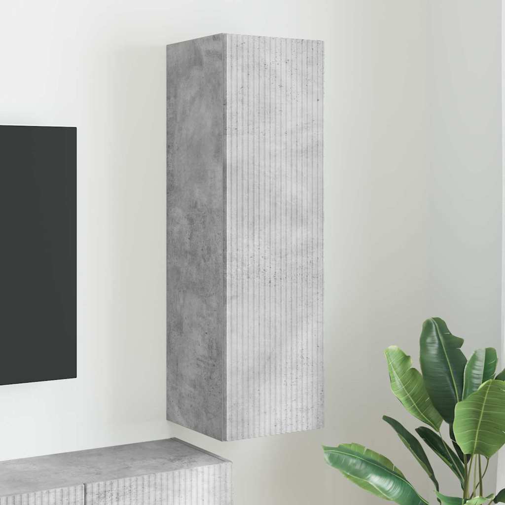 TV-Wandschrank Beton 30 x 31 x 100 cm Holzwerkstoff