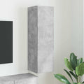 TV-Wandschrank Beton 30 x 31 x 100 cm Holzwerkstoff