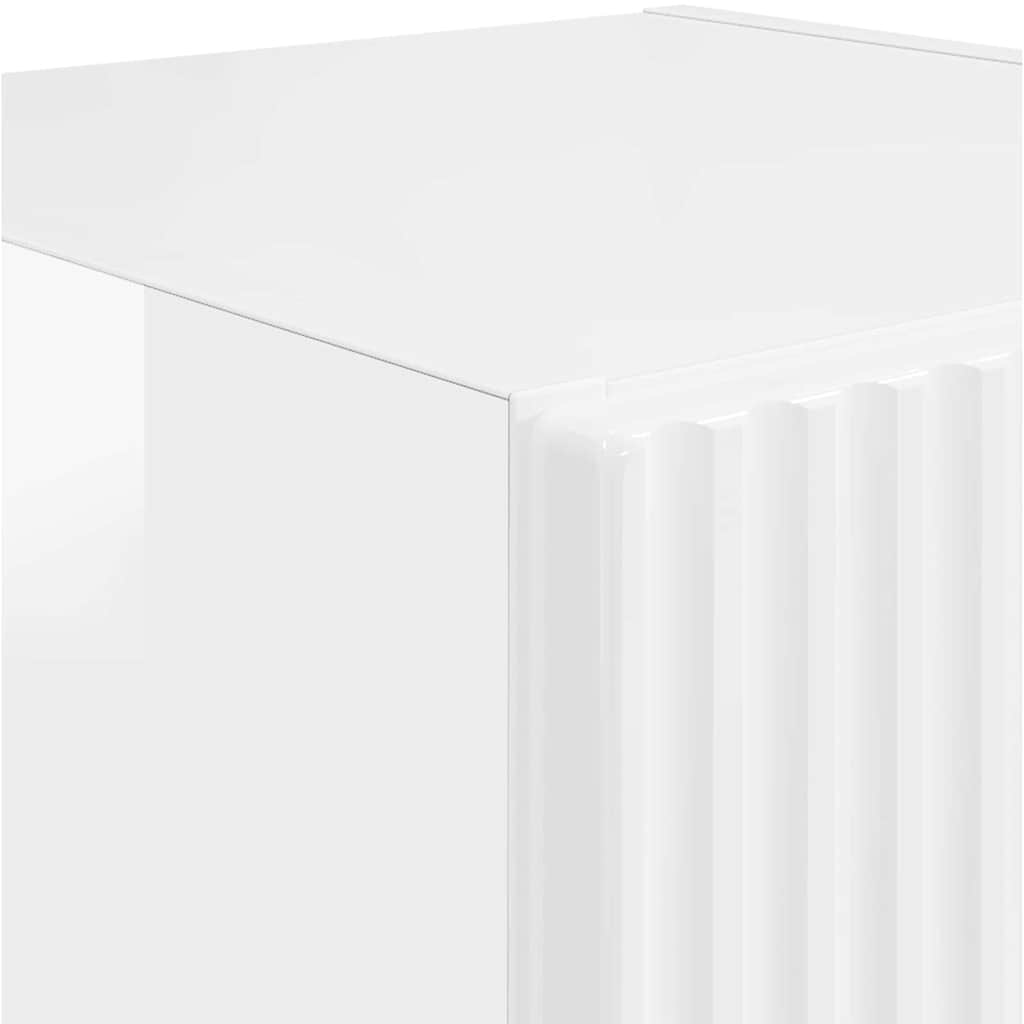 TV-Wandschrank Glänzend Weiß 30 x 31 x 100 cm Holzwerkstoff