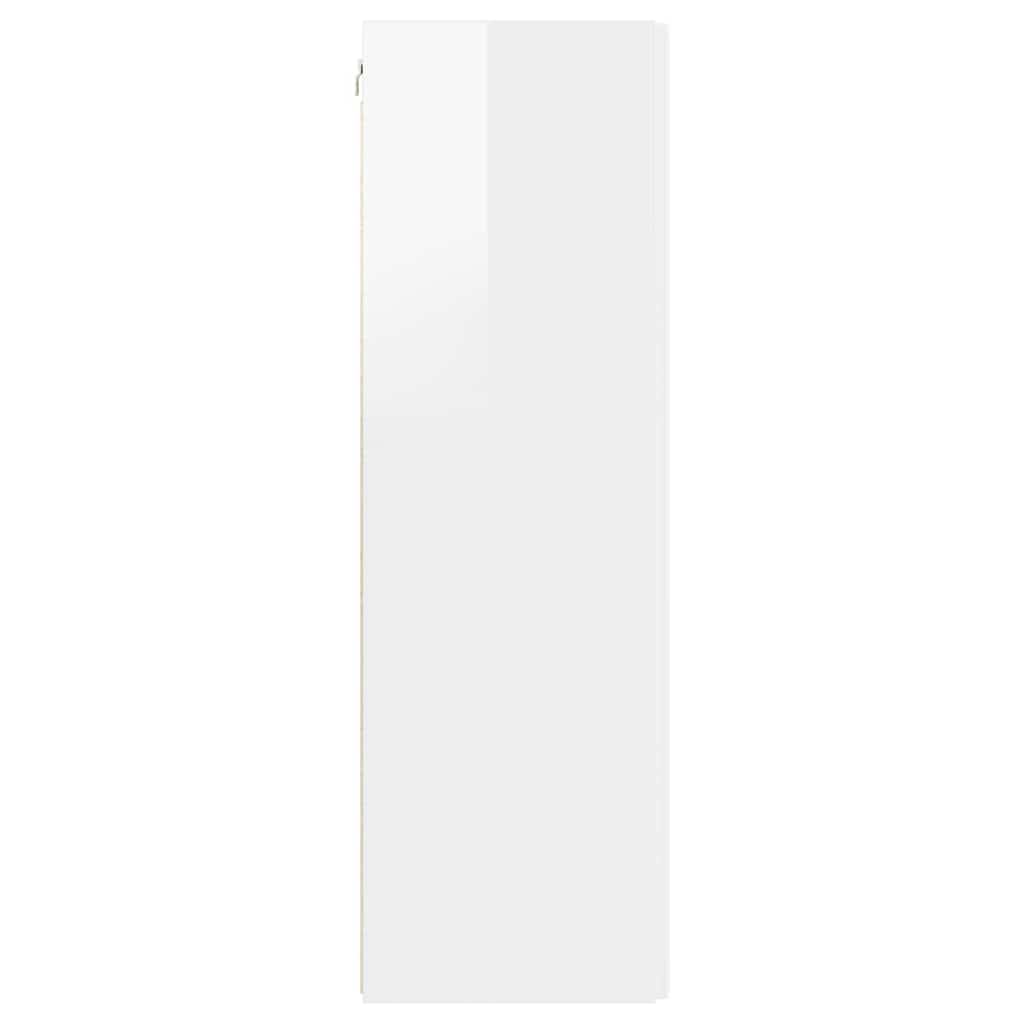 TV-Wandschrank Glänzend Weiß 30 x 31 x 100 cm Holzwerkstoff