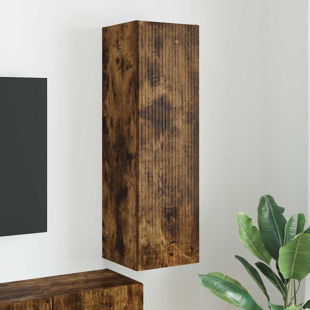 TV-Wandschrank Geräucherte Eiche 30 x 31 x 100 cm Holzwerkstoff
