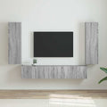 TV-Wandschrank 2 pcs Graues Sonoma 30 x 31 x 100 cm