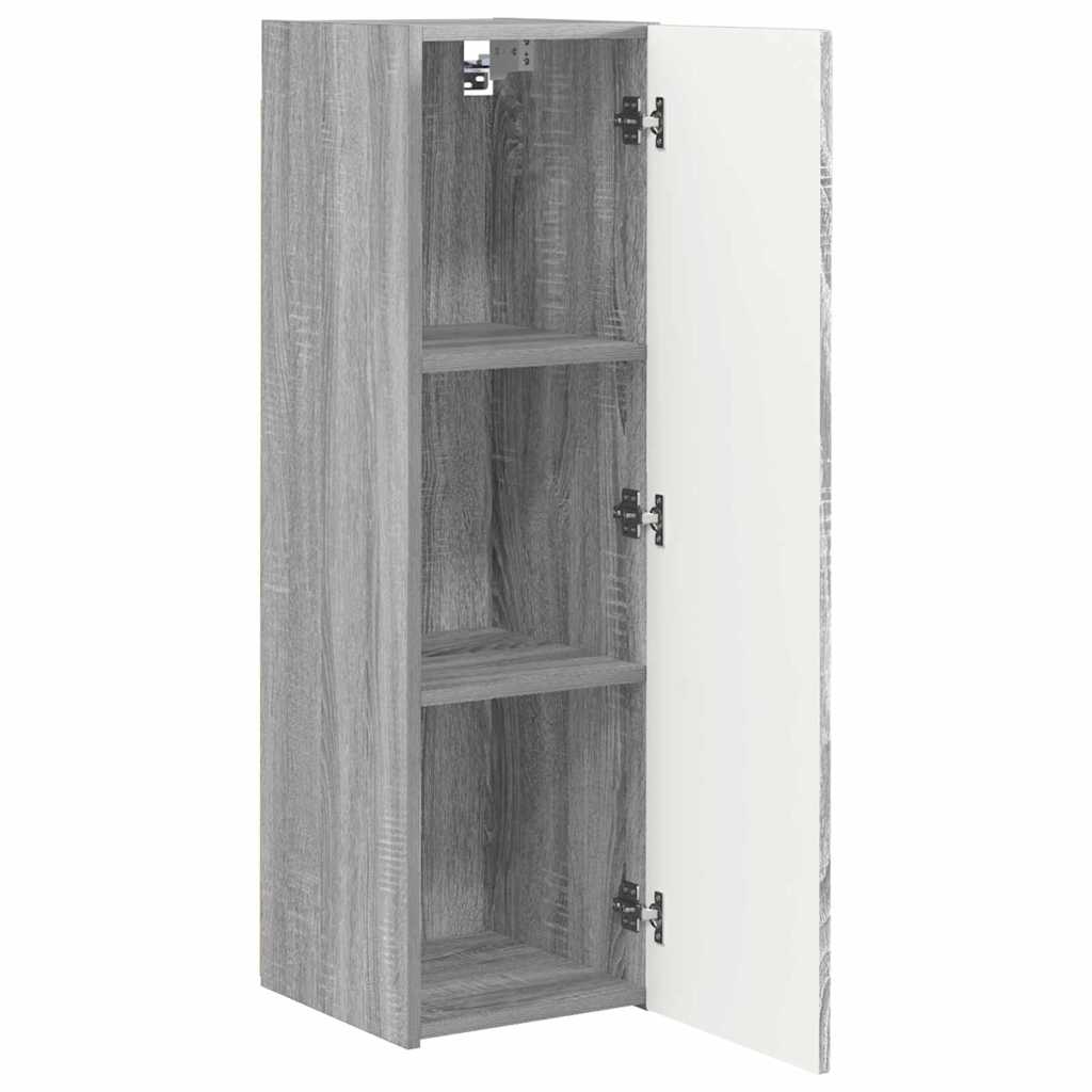 TV-Wandschrank 2 pcs Graues Sonoma 30 x 31 x 100 cm