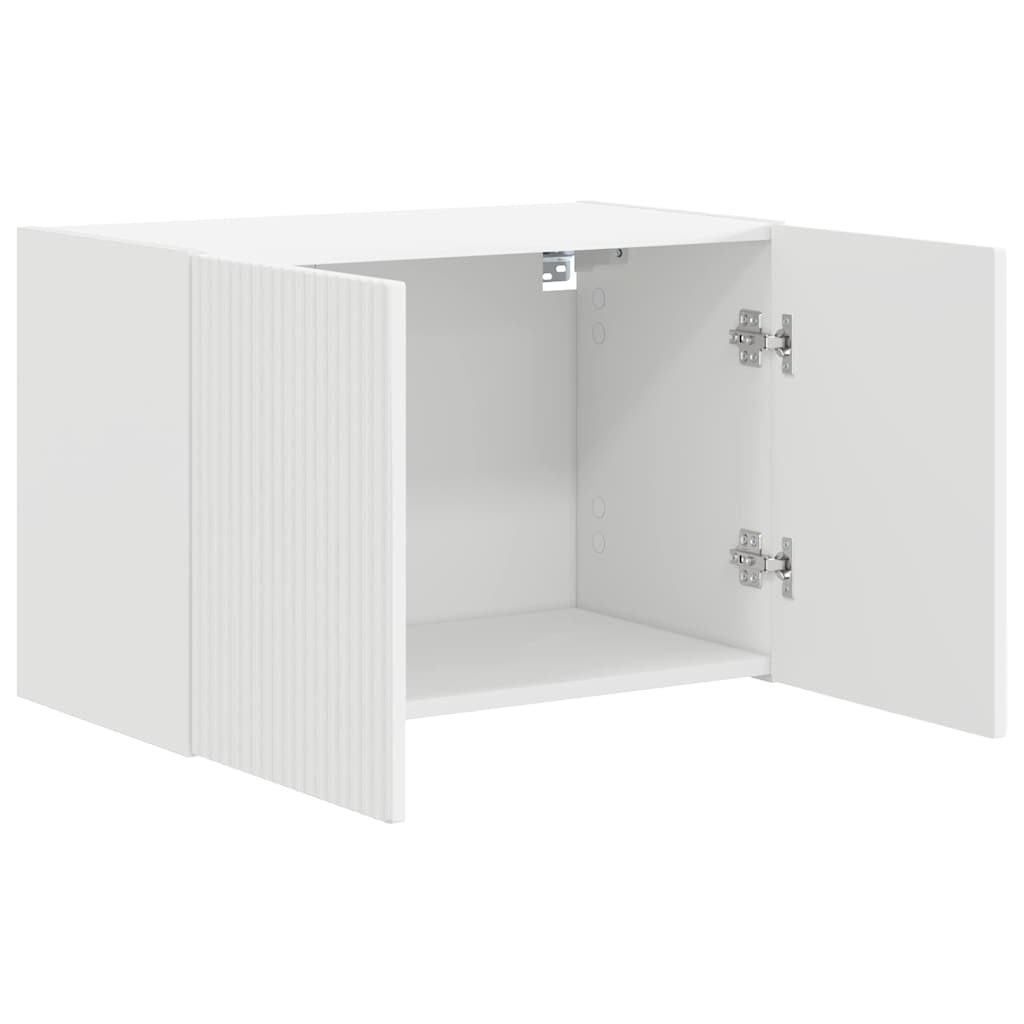 TV-Wandschrank Weiß 59,5 x 31 x 40 cm Holzwerkstoff
