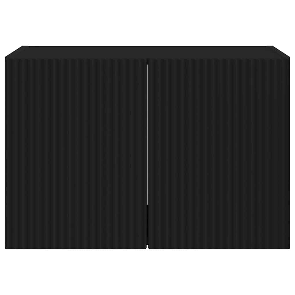 TV-Wandschrank Schwarz 59,5 x 31 x 40 cm Holzwerkstoff