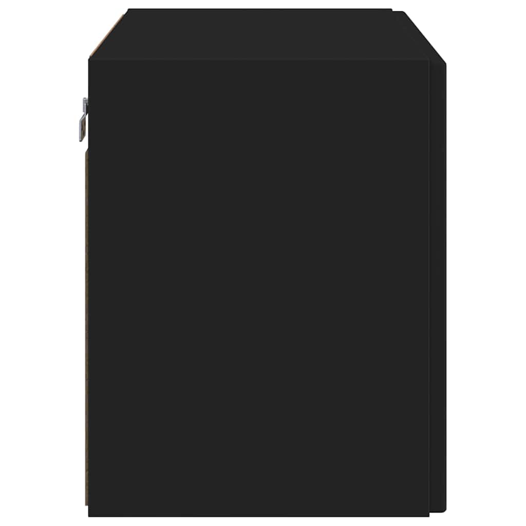 TV-Wandschrank Schwarz 59,5 x 31 x 40 cm Holzwerkstoff