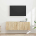 TV-Wandschrank 2 pcs Sonoma-Eiche 59,5 x 31 x 40 cm