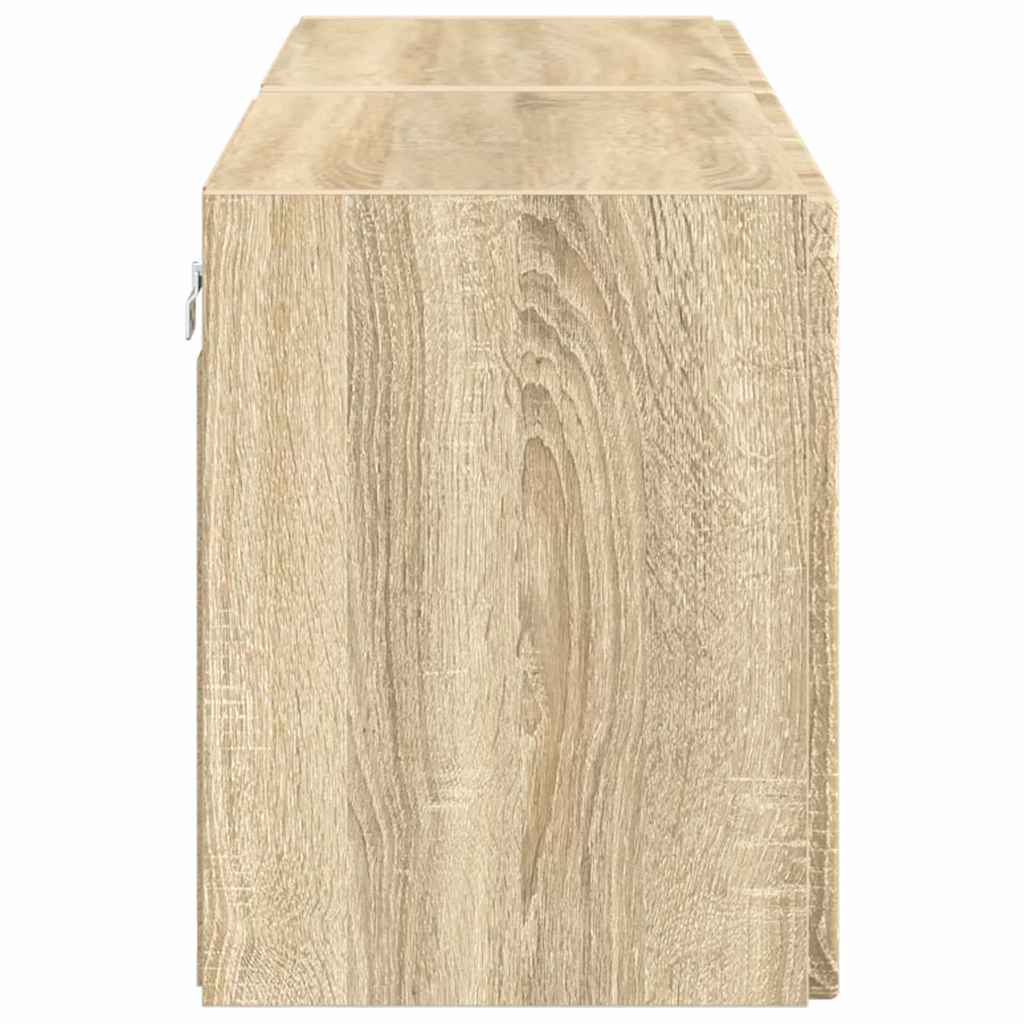 TV-Wandschrank 2 pcs Sonoma-Eiche 59,5 x 31 x 40 cm