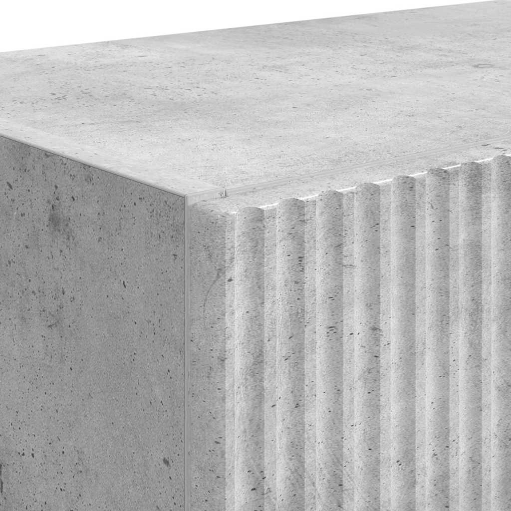 TV-Wandschrank Beton Grau 59,5 x 31 x 40 cm Holzwerkstoff