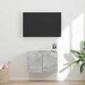TV-Wandschrank Beton Grau 59,5 x 31 x 40 cm Holzwerkstoff