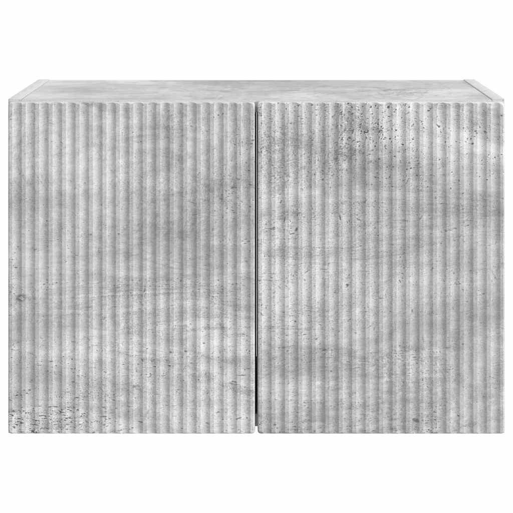 TV-Wandschrank Beton Grau 59,5 x 31 x 40 cm Holzwerkstoff