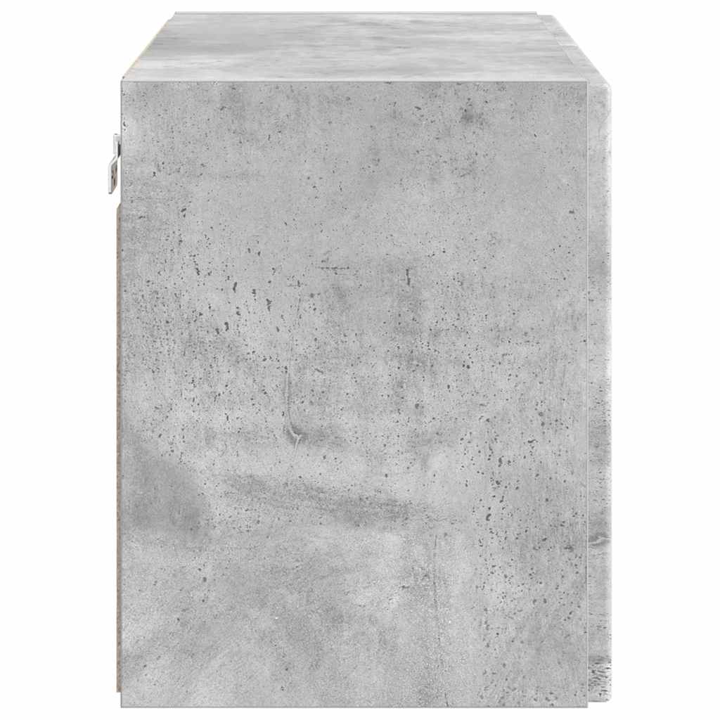 TV-Wandschrank Beton Grau 59,5 x 31 x 40 cm Holzwerkstoff