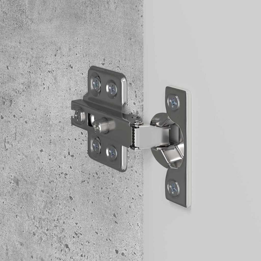 TV-Wandschrank 2 pcs Beton Grau 59,5 x 31 x 40 cm Holzwerkstoff
