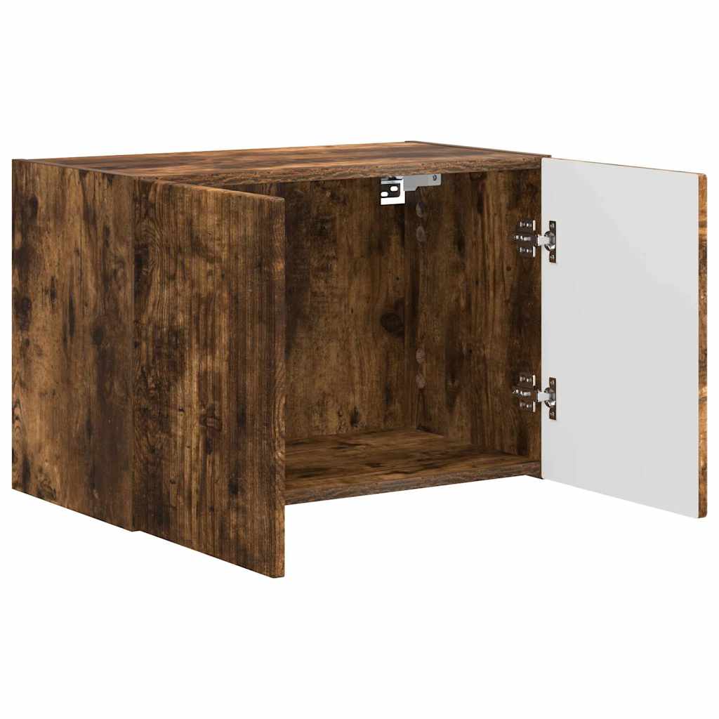 TV-Wandschrank Wandmontiert Geräucherte Eiche 59,5 x 31 x 40 cm