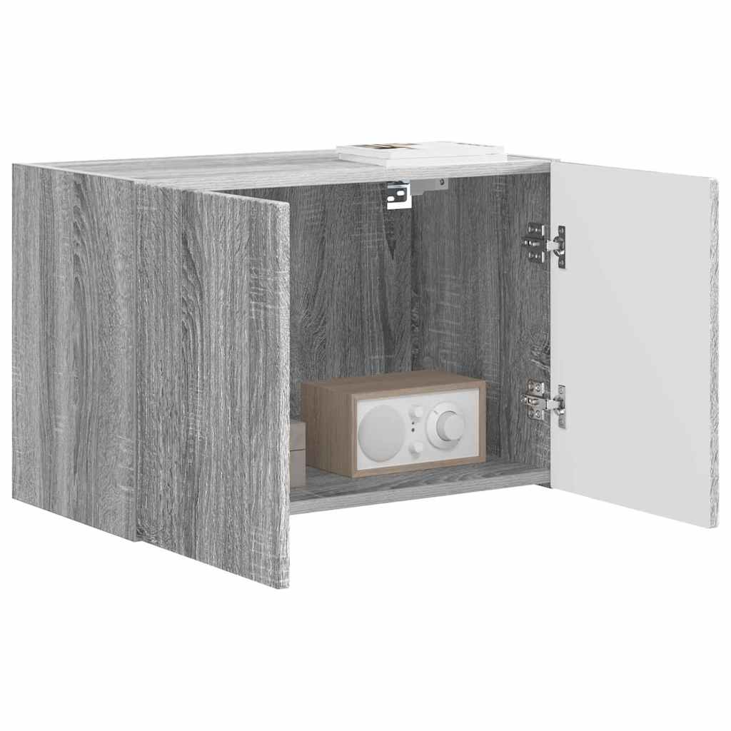 TV-Wandschrank Graues Sonoma 59,5 x 31 x 40 cm Holzwerkstoff