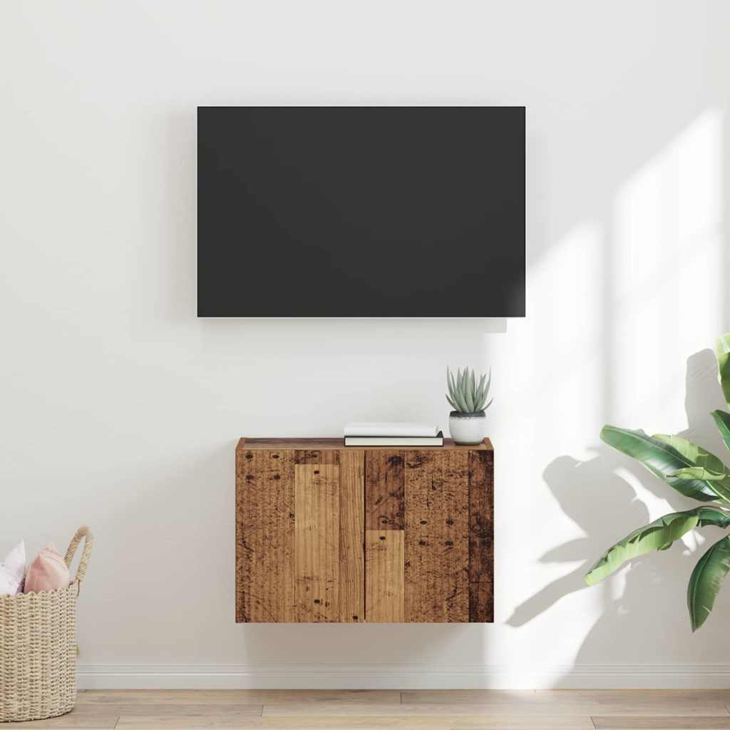 TV-Wandschrank Altholz 59,5 x 31 x 40 cm Holzwerkstoff