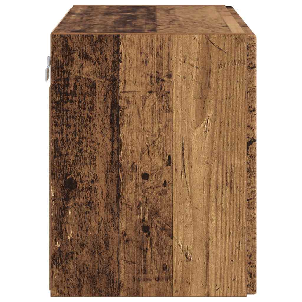 TV-Wandschrank Altholz 59,5 x 31 x 40 cm Holzwerkstoff