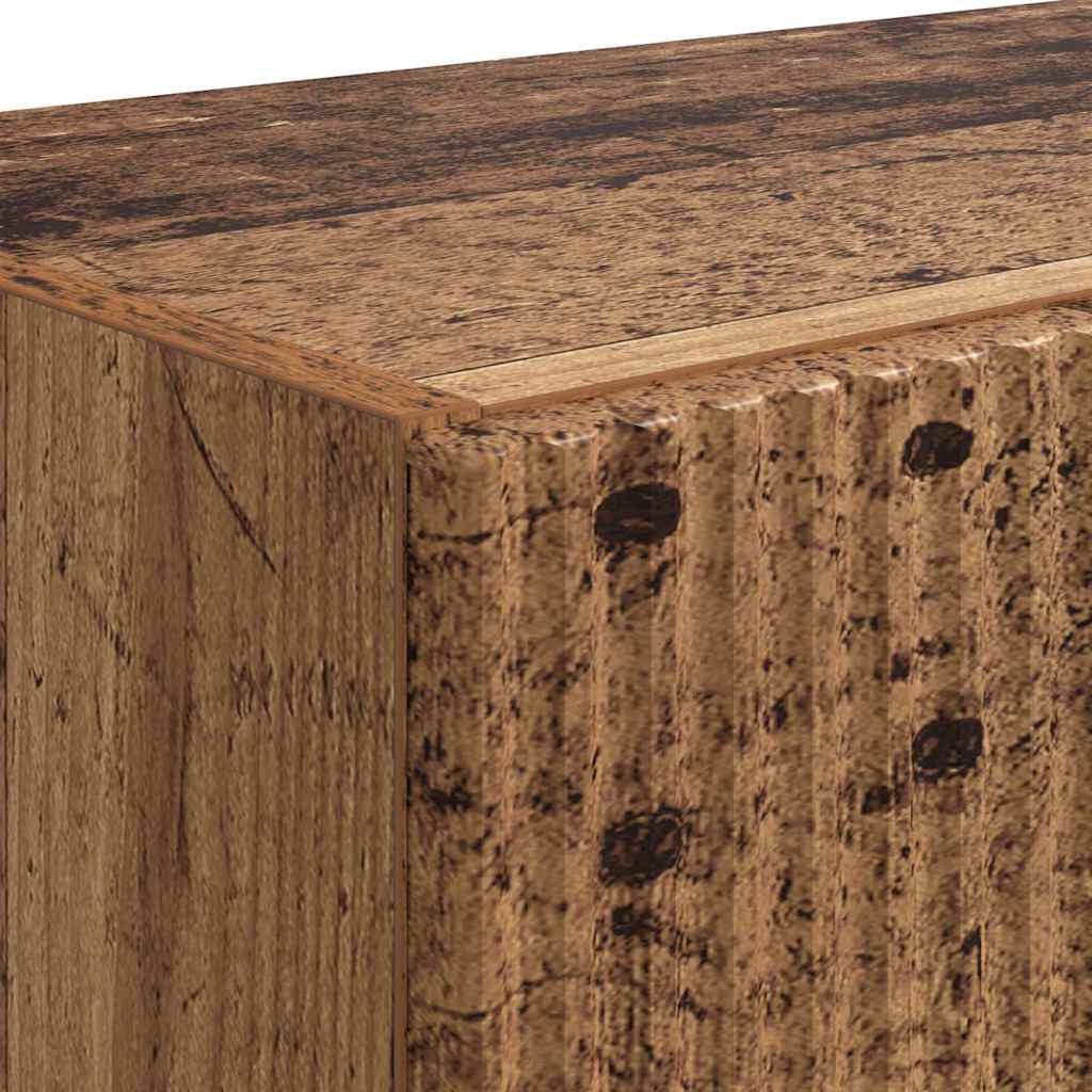 TV-Wandschrank 2 pcs Altholz 59,5 x 31 x 40 cm Holzwerkstoff