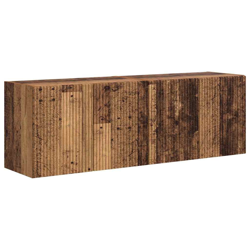 TV-Wandschrank 2 pcs Altholz 59,5 x 31 x 40 cm Holzwerkstoff