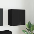 TV-Wandschrank Schwarz 59,5 x 31 x 60 cm Holzwerkstoff