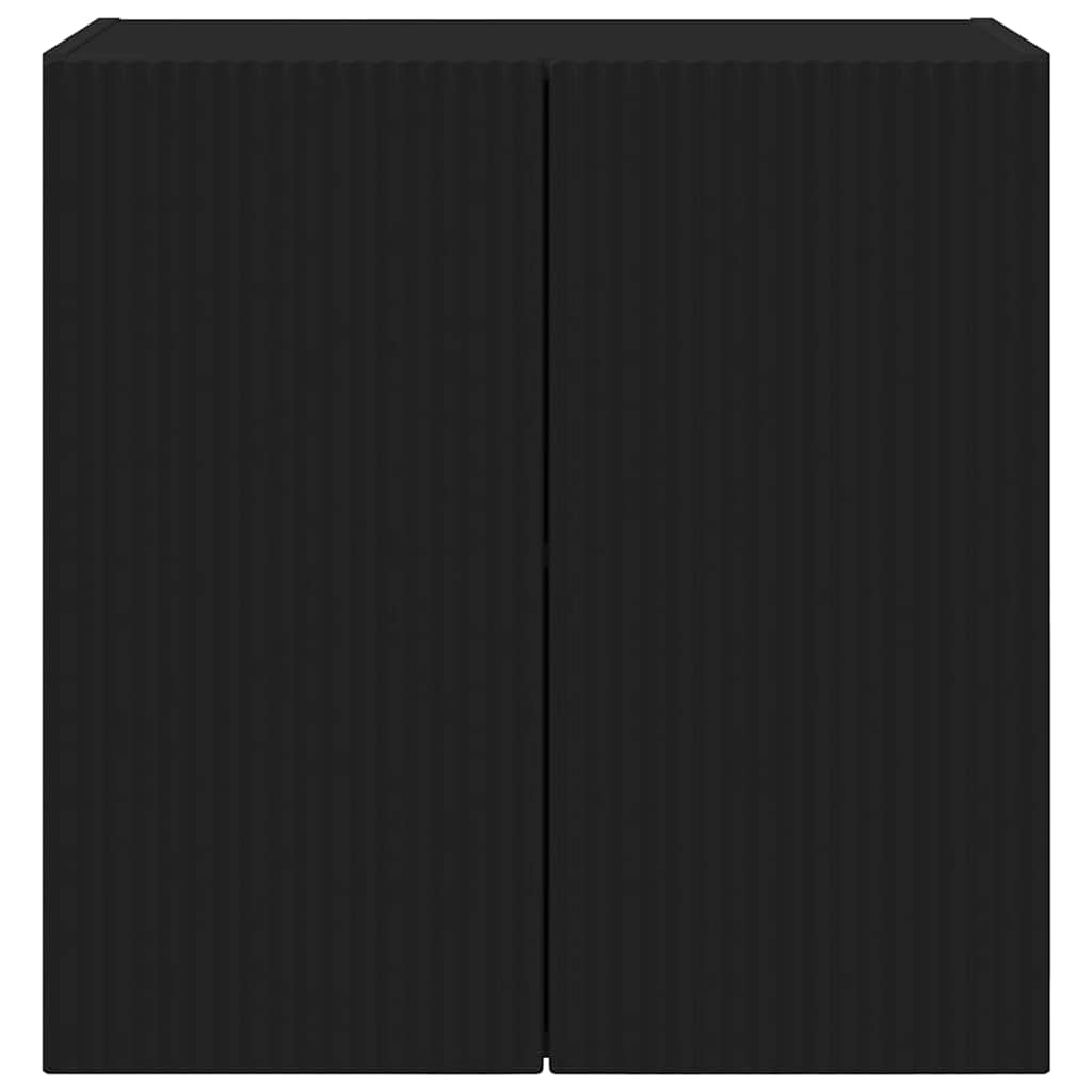 TV-Wandschrank Schwarz 59,5 x 31 x 60 cm Holzwerkstoff