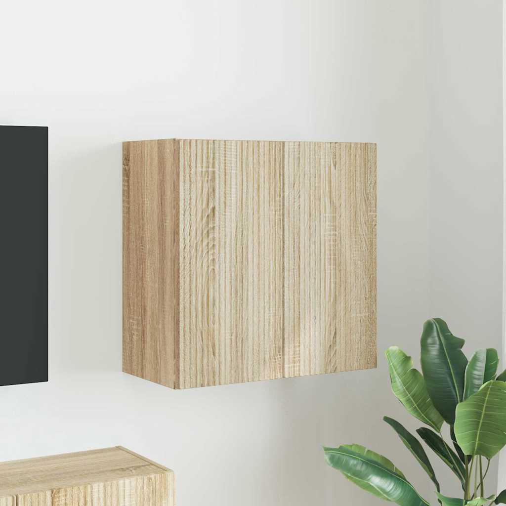 TV-Wandschrank Sonoma-Eiche 59,5 x 31 x 60 cm Holzwerkstoff