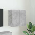 TV-Wandschrank Beton Grau 59,5 x 31 x 60 cm Holzwerkstoff