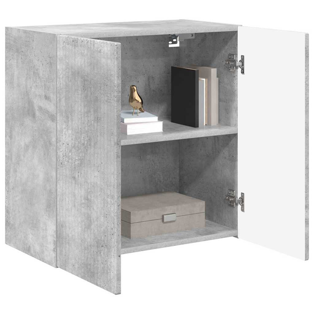TV-Wandschrank Beton Grau 59,5 x 31 x 60 cm Holzwerkstoff