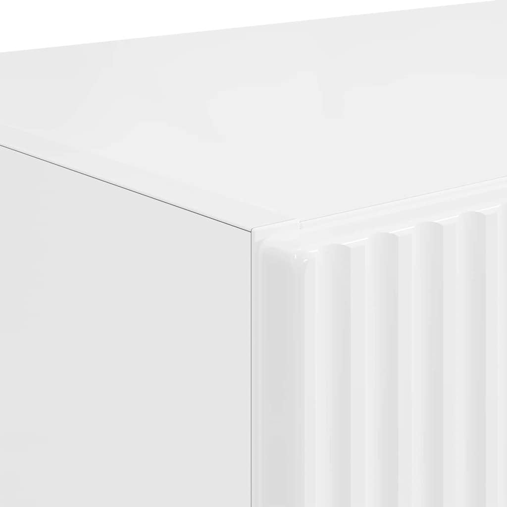 TV-Wandschrank Hochglanz Weiß 59,5 x 31 x 60 cm Holzwerkstoff