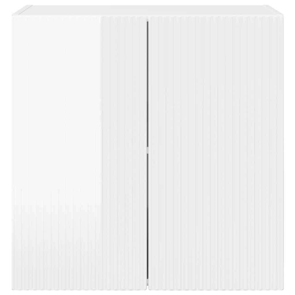 TV-Wandschrank Hochglanz Weiß 59,5 x 31 x 60 cm Holzwerkstoff
