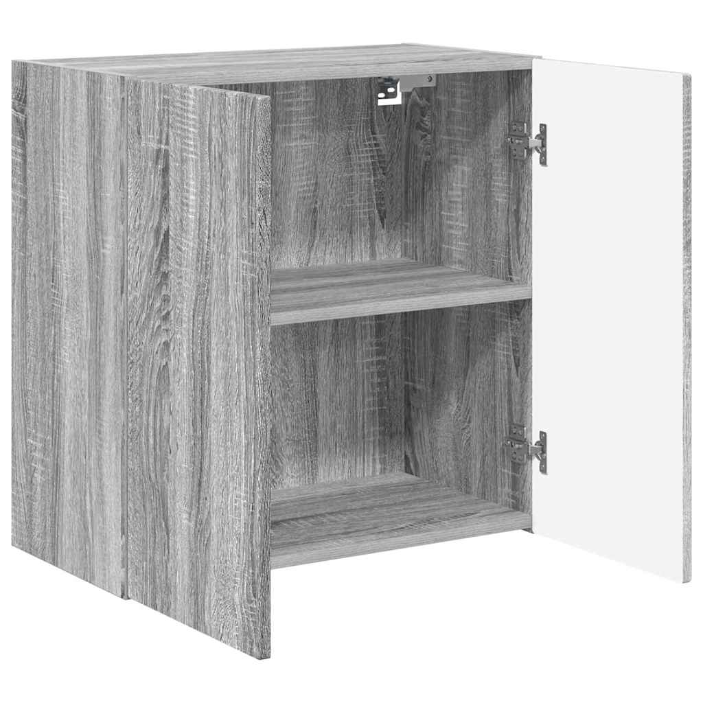 TV-Wandschrank Graues Sonoma 59,5 x 31 x 60 cm Holzwerkstoff