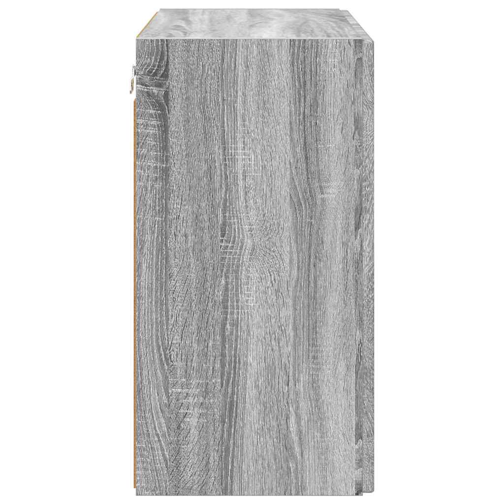 TV-Wandschrank Graues Sonoma 59,5 x 31 x 60 cm Holzwerkstoff