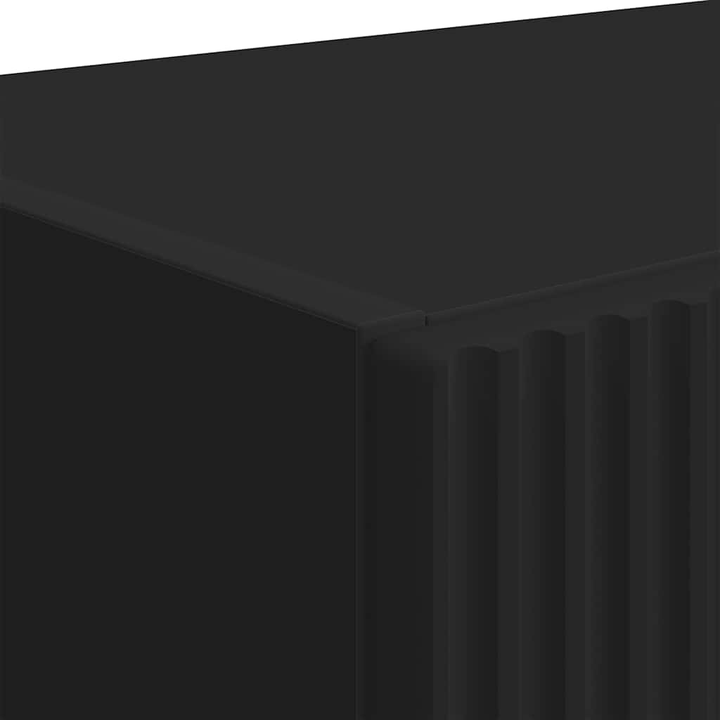 TV-Wandschrank Schwarz 59,5 x 31 x 80 cm Holzwerkstoff