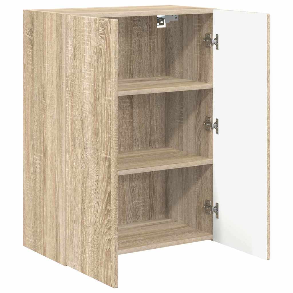 TV-Wandschrank Sonoma-Eiche 59,5 x 31 x 80 cm Holzwerkstoff