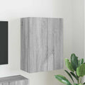 TV-Wandschrank Graues Sonoma 59,5 x 31 x 80 cm Holzwerkstoff