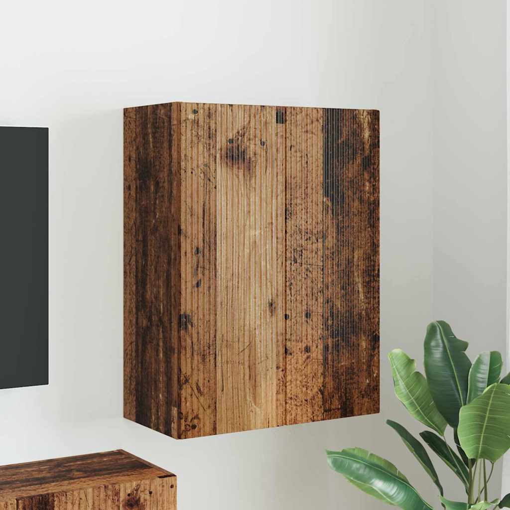 TV-Wandschrank Altholz 59,5 x 31 x 80 cm Holzwerkstoff