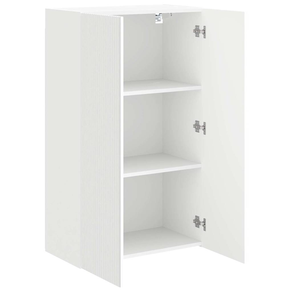 TV-Wandschrank Weiß 59,5 x 31 x 100 cm Holzwerkstoff