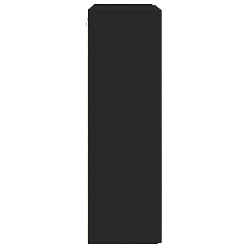 TV-Wandschrank Schwarz 59,5 x 31 x 100 cm Holzwerkstoff