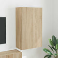 TV-Wandschrank Sonoma-Eiche 59,5 x 31 x 100 cm Holzwerkstoff