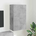 TV-Wandschrank Beton Grau 59,5 x 31 x 100 cm Holzwerkstoff