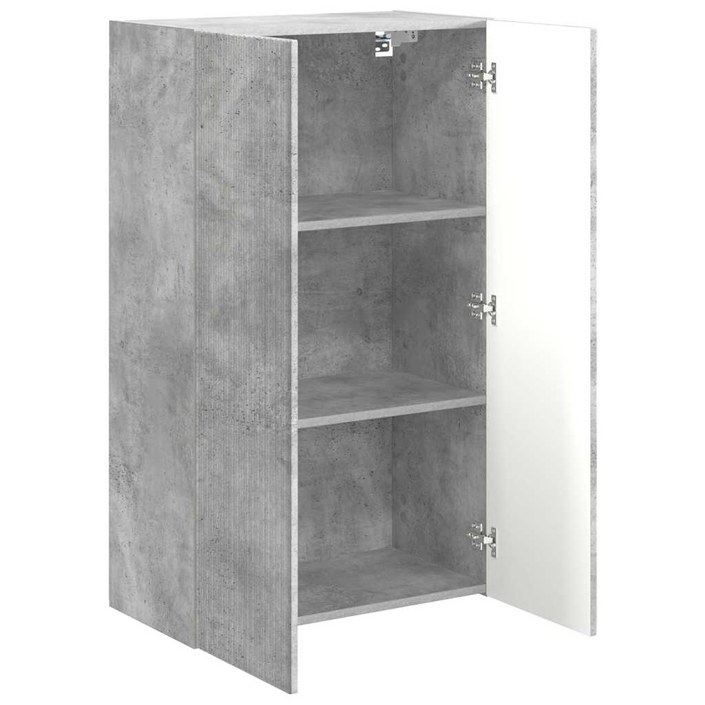 TV-Wandschrank Beton Grau 59,5 x 31 x 100 cm Holzwerkstoff
