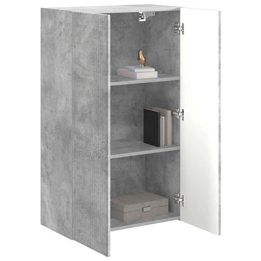 TV-Wandschrank Beton Grau 59,5 x 31 x 100 cm Holzwerkstoff