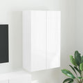 TV-Wandschrank Hochglanz Weiß 59,5 x 31 x 100 cm Holzwerkstoff