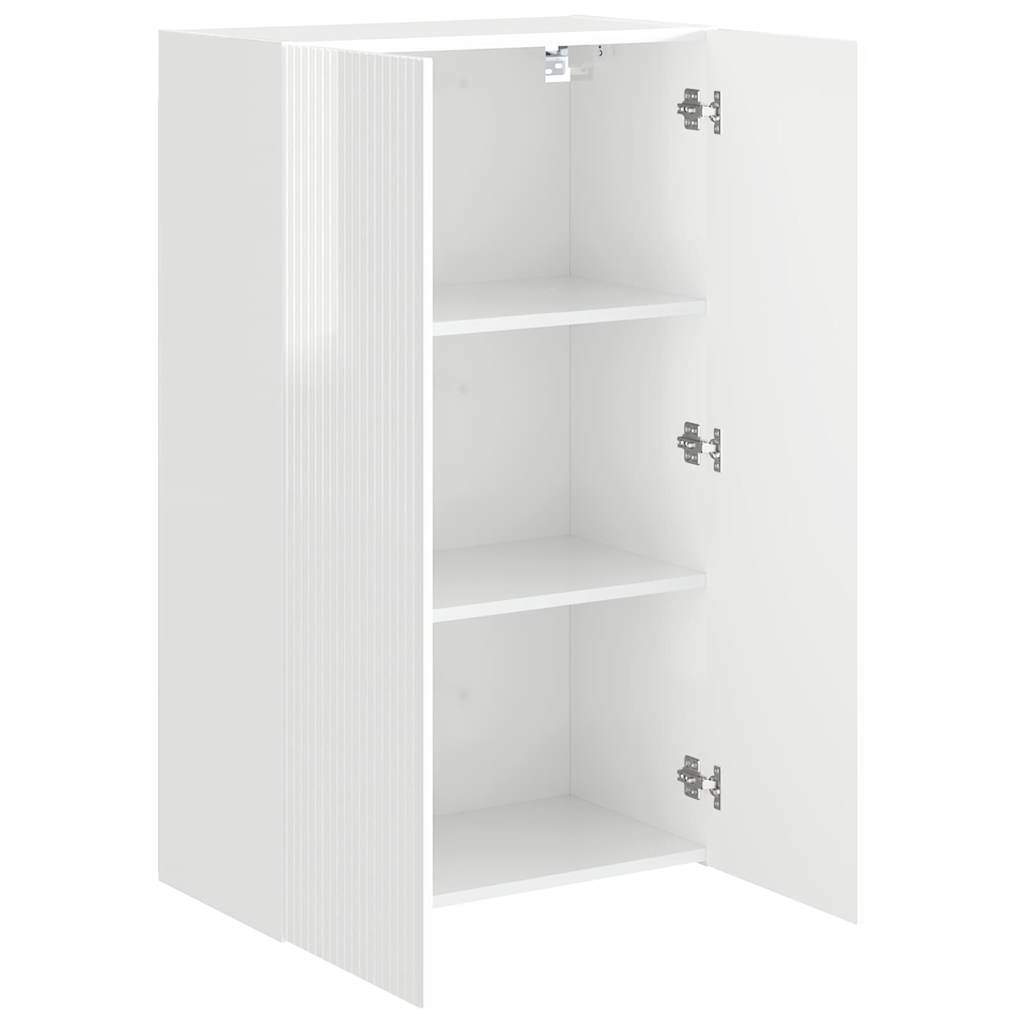 TV-Wandschrank Hochglanz Weiß 59,5 x 31 x 100 cm Holzwerkstoff