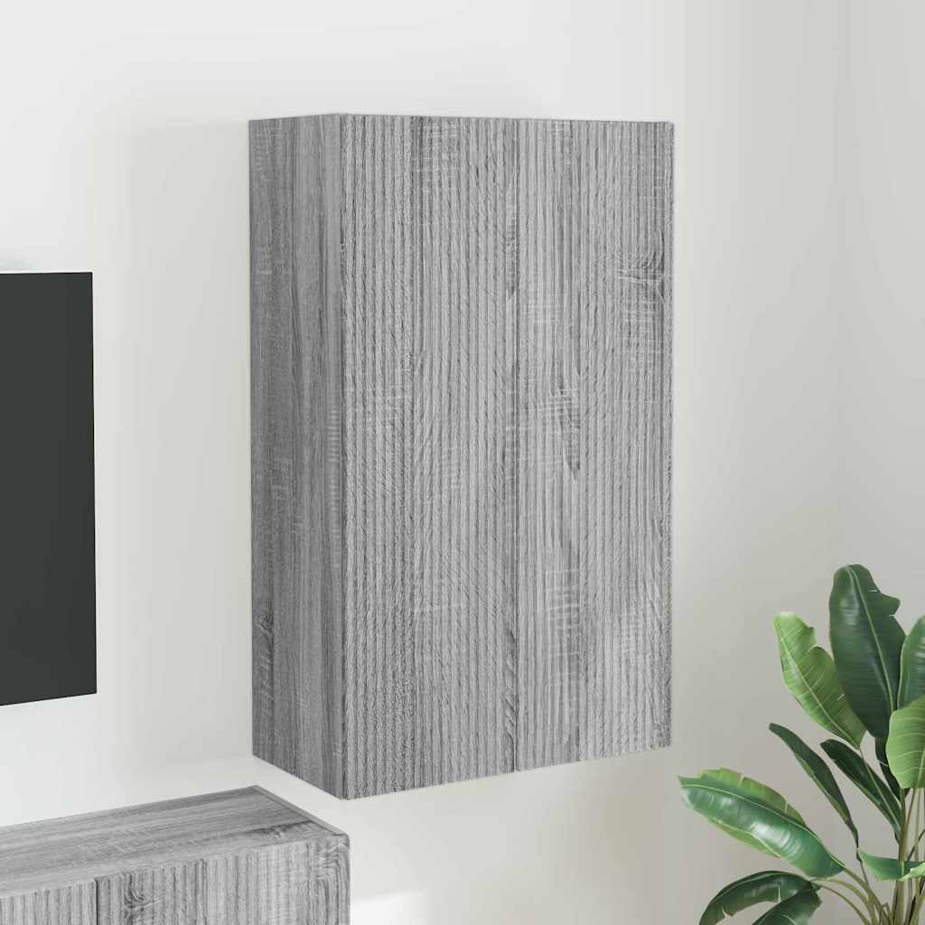 TV-Wandschrank Graues Sonoma 59,5 x 31 x 100 cm Holzwerkstoff